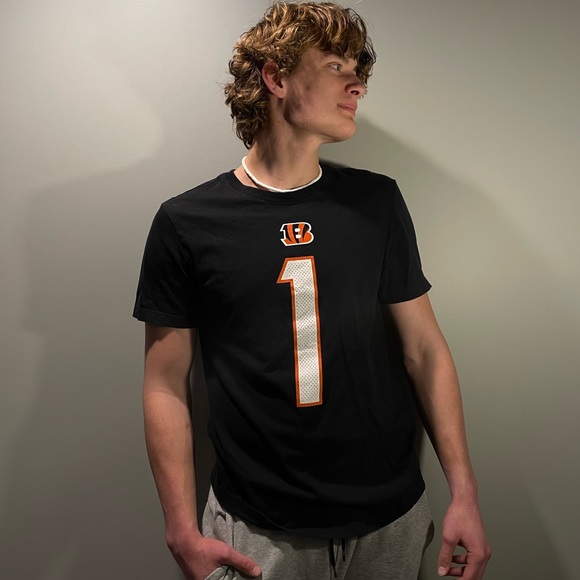 Nike Jamaar Chase T-Shirt Jersey Mens Cincinnati Bengals Shirt - Picture 3 of 3